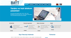 Desktop Screenshot of bayttekno.com