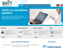 Tablet Screenshot of bayttekno.com